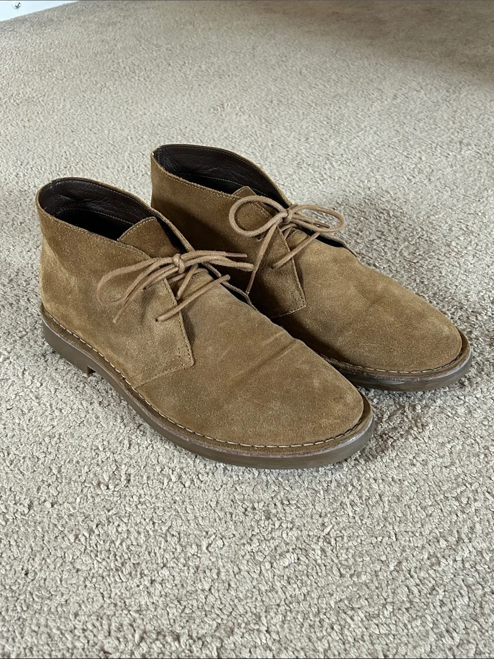 J. Crew Men's Suede Chukka Boots in Brown